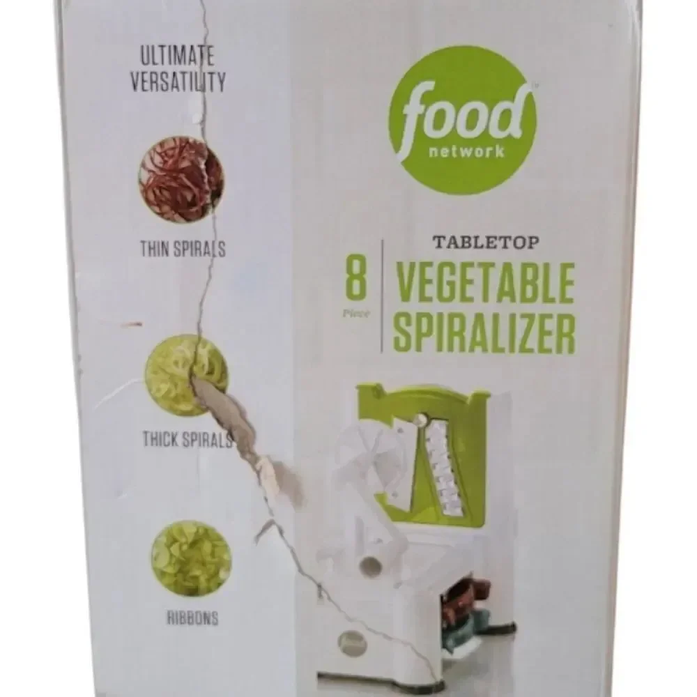 Food Network Tabletop Vegetable Spiralizer 8 Piece Set